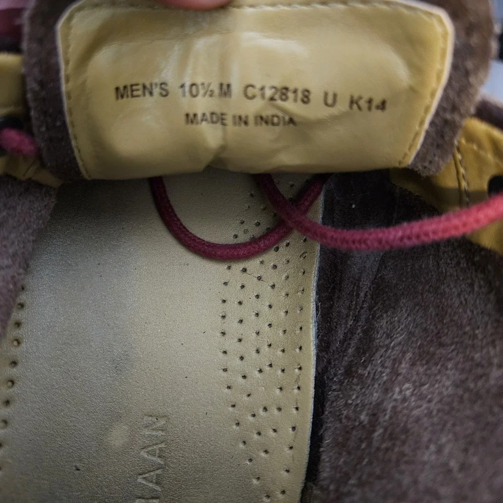 Cole Haan Curtis‎ Chukka II Boots Leather Casual Dress Men 10.5M Brown